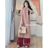 Áo dài thêu hoa Maian tay lửng nhung, quần lụa mềm mịn, mặc Tết - Giá 55.999₫ 6