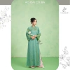 Áo Dài Tiểu Phụng Gấm Tằm Ánh Kim Đính Nơ Suông Dài Tay Loe Mặc Tết 329k Cô Ba 3
