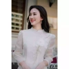 Áo Dài Trắng Cách Tân Voan Tơ Cao Cấp 4 Tà Kết Hoa Nhẹ Nhàng - Giá 140.000₫ 6