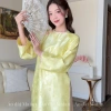Áo dài Trúc Anh cách tân dáng suông đính cúc tàu trẻ trung - Tết 2.026 - Giá 285.000đ (Giảm tới 350.550đ) 3