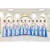 Áo dài truyền thống hoa sen tay cánh tiên, voan tơ trắng + quần ống - Giá 190.000₫ 10