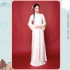 Áo Dài Truyền Thống Ôm Tiểu Vũ Vải Gấm Cao Cấp Cổ Cao Tay Dài - Nàng Mây Sang Trọng 119k 5