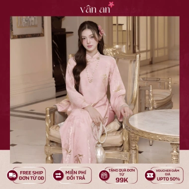 Áo Dài Vân An Tết 2.026 Dáng Dài Tay Dài 4 Tà Lụa Tơ Ánh Cao Cấp Giá 458.800 6 Áo Dài Vân An Tết 2.026 Dáng Dài Tay Dài 4 Tà Lụa Tơ Ánh Cao Cấp Giá 458.800 6