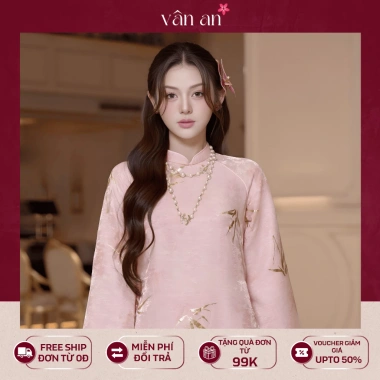 Áo Dài Vân An Tết 2.026 Dáng Dài Tay Dài 4 Tà Lụa Tơ Ánh Cao Cấp Giá 458.800 7 Áo Dài Vân An Tết 2.026 Dáng Dài Tay Dài 4 Tà Lụa Tơ Ánh Cao Cấp Giá 458.800 7