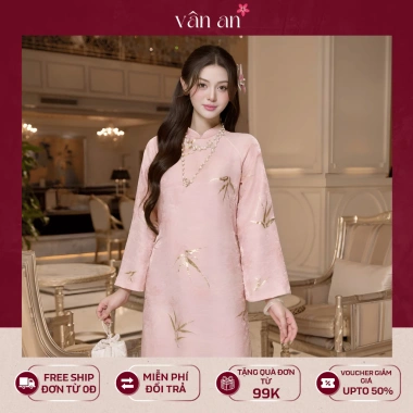 Áo Dài Vân An Tết 2.026 Dáng Dài Tay Dài 4 Tà Lụa Tơ Ánh Cao Cấp Giá 458.800 8 Áo Dài Vân An Tết 2.026 Dáng Dài Tay Dài 4 Tà Lụa Tơ Ánh Cao Cấp Giá 458.800 8
