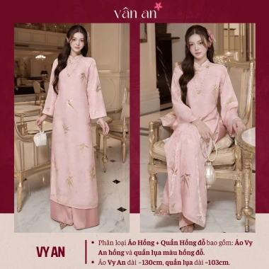 Áo Dài Vân An Tết 2.026 Dáng Dài Tay Dài 4 Tà Lụa Tơ Ánh Cao Cấp Giá 458.800 10 Áo Dài Vân An Tết 2.026 Dáng Dài Tay Dài 4 Tà Lụa Tơ Ánh Cao Cấp Giá 458.800 10