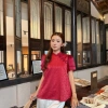 Áo đỏ Freesize vải gấm truyền thống Gấm Son BST Tết, tay đính nơ, giảm còn 360.000đ 7