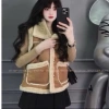 Áo Gile Da Lộn Lót Lông Nhung Form Rộng QC Cao Cấp Women Top - Giá 359.999₫ 8