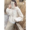 Áo Gió Nữ 2 Lớp Croptop Có Mũ, Chống Nước Nhẹ Nhàng - Giá 299k (Giảm 5% Đến 50k) 2