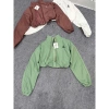 Áo Gió Nữ Cổ Cao Croptop 2 Túi Vải Dù 2 Lớp Quảng Châu Cao Cấp TP65 Giá 159k 5