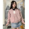 Áo Gió Nữ Croptop Nhăn Dáng Có Mũ - Chất Gió Cao Cấp, Giá Chỉ 69k Đón Tết 3