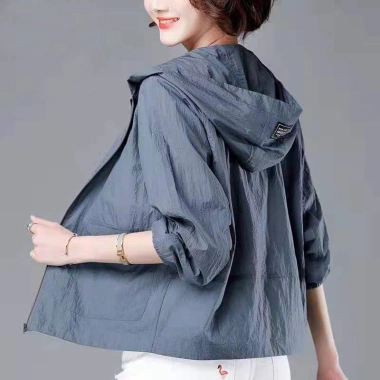Áo Gió Nữ Mùa Hè Đa Năng Rời Lắp Chống Nắng UV Bảo Vệ Plus Size Mỏng 7