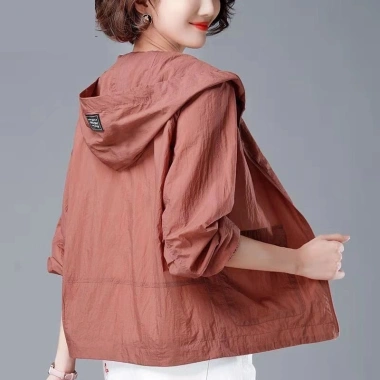 Áo Gió Nữ Mùa Hè Đa Năng Rời Lắp Chống Nắng UV Bảo Vệ Plus Size Mỏng 10