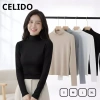 Áo giữ nhiệt CELIDO cổ lọ 6cm cotton dày co giãn, thắt eo tôn dáng, giảm 20% Tết 2.026 2