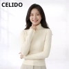Áo giữ nhiệt CELIDO cổ lọ 6cm cotton dày co giãn, thắt eo tôn dáng, giảm 20% Tết 2.026 4