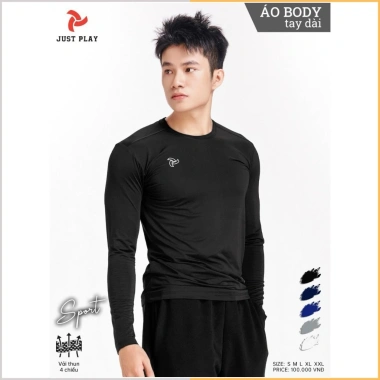 Áo giữ nhiệt nam cao cấp, áo lót thể thao tay dài co giãn 4 chiều - Giá chỉ 140.000₫ Áo giữ nhiệt nam cao cấp, áo lót thể thao tay dài co giãn 4 chiều - Giá chỉ 140.000₫