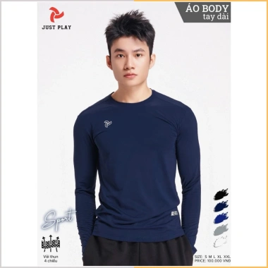 Áo giữ nhiệt nam cao cấp, áo lót thể thao tay dài co giãn 4 chiều - Giá chỉ 140.000₫