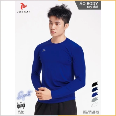 Áo giữ nhiệt nam cao cấp, áo lót thể thao tay dài co giãn 4 chiều - Giá chỉ 140.000₫