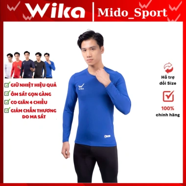 Áo giữ nhiệt thể thao Wika ôm body co giãn, thoải mái khi vận động, giảm giá 82.999₫ Áo giữ nhiệt thể thao Wika ôm body co giãn, thoải mái khi vận động, giảm giá 82.999₫