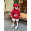 Áo Hoodie Đỏ trẻ em in hình Tết 6-26kg, siêu mềm, giảm giá 22% chỉ 114.000₫ 8