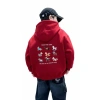 Áo hoodie nỉ bông dày 15-50kg Tết 2.026 thu đông cho bé trai bé gái ấm áp 89.750₫