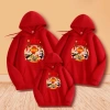 Áo hoodie Tết 2.026 - áo nỉ 5 người, đồng phục Anh Nga, 60.000đ giảm từ 72.000đ