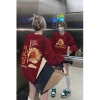 Áo hoodie tròn cổ 2.026 Năm Ngựa màu đỏ - Thu Đông, giá ưu đãi 200k cho Tết Dương lịch 3