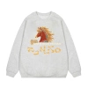 Áo hoodie tròn cổ 2.026 Năm Ngựa màu đỏ - Thu Đông, giá ưu đãi 200k cho Tết Dương lịch 7