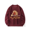 Áo hoodie tròn cổ 2.026 Năm Ngựa màu đỏ - Thu Đông, giá ưu đãi 200k cho Tết Dương lịch 10