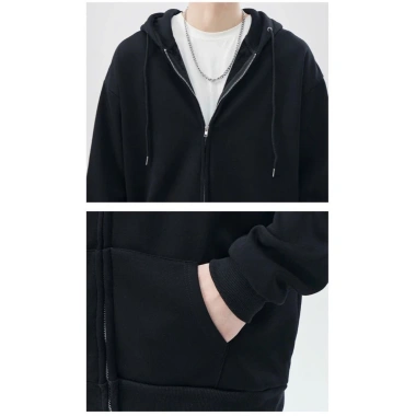 Áo hoodie zip nỉ bông form trẻ đẹp, khóa tiện lợi, ấm áp cực kỳ Giá chỉ 199k 8