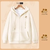Áo Hoodie Zip Thêu Unisex PEABOO HZ BST01 Mini Nỉ Bông Form Rộng Mũ 2 Lớp 2