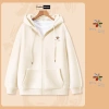 Áo Hoodie Zip Thêu Unisex PEABOO HZ BST01 Mini Nỉ Bông Form Rộng Mũ 2 Lớp 3
