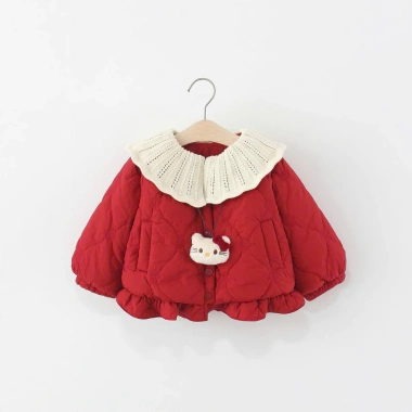 Áo khoác bé gái 14-16KG BST 35 Noel Tết, mũ giữ ấm, áo ghile, áo phao, áo nỉ cao cấp 2