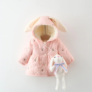 Áo khoác bé gái 14-16KG BST 35 Noel Tết, mũ giữ ấm, áo ghile, áo phao, áo nỉ cao cấp 4