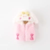 Áo khoác bé gái 14-16KG BST 35 Noel Tết, mũ giữ ấm, áo ghile, áo phao, áo nỉ cao cấp 5