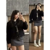 Áo khoác bomber dạ ép dáng ngắn croptop nữ thu đông 2.026 - Giá ưu đãi 159k 2