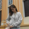 Áo Khoác Bomber Dạ Ép Dáng Ngắn Croptop Nữ Thu Đông Mặc Tết 2.026 Giá 215k 5
