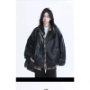 Áo khoác bomber da unisex chống gió, chống nước, siêu ngầu, năng động, thời trang 10