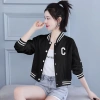 Áo khoác bomber dù nữ croptop logo thêu cực yêu - giảm giá 99k (giá gốc 118.800₫) 4