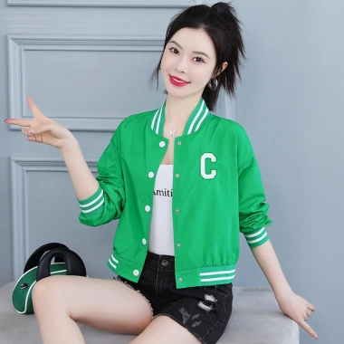 Áo khoác bomber dù nữ croptop logo thêu cực yêu - giảm giá 99k (giá gốc 118.800₫) 9 Áo khoác bomber dù nữ croptop logo thêu cực yêu - giảm giá 99k (giá gốc 118.800₫) 9
