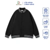 Áo khoác bomber nam nữ vải dù cán hai lớp nút bấm - Thanh lịch, 125k Bảo Đăng