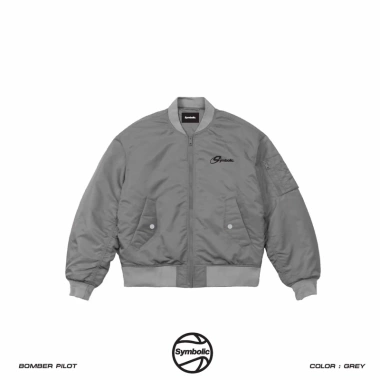 Áo Khoác Bomber Pilot Oversized Symbolic - Phong Cách Độc Đáo, Giá Chỉ 319.000₫
