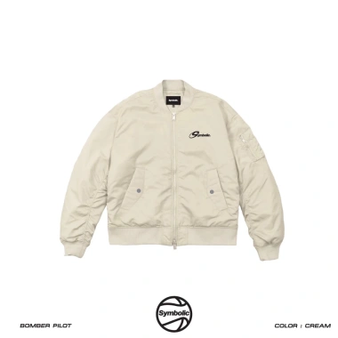 Áo Khoác Bomber Pilot Oversized Symbolic - Phong Cách Độc Đáo, Giá Chỉ 319.000₫