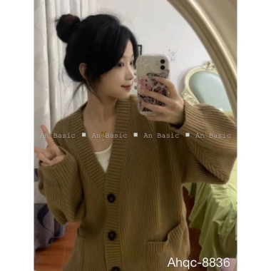 Áo Khoác Cardigan Bigsz Dáng Dễ Mặc Phối Gân Dọc Mẫu Hot 2.024 Phù Hợp Mọi Tuổi 8