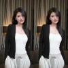 Áo khoác cardigan dáng dài nữ thun co giãn basic thanh lịch, hotgirl mùa thu đông, chuẩn Hàn Quốc - giá chỉ 55k (giảm từ 70k) 4