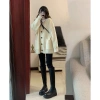 Áo khoác cardigan dệt kim unisex thu đông, màu trơn rộng rãi, giảm 20% - 154.700₫ 7