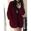 Áo khoác cardigan đỏ rộng Mtee CA14 phong cách Hàn Quốc - Giá chỉ 189.000₫ 3