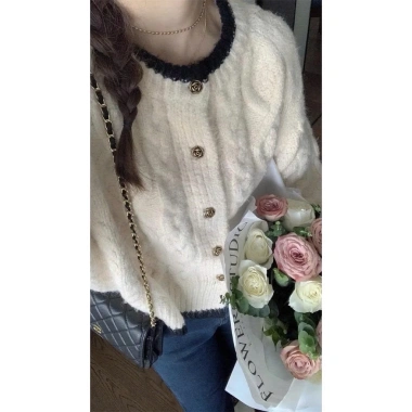 Áo khoác cardigan len vặn thừng dáng ngắn pastel - phong cách Hàn Quốc, giao trước Tết, giảm giá 20%