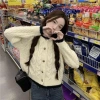 Áo khoác cardigan len vặn thừng dáng ngắn pastel - phong cách Hàn Quốc, giao trước Tết, giảm giá 20% 9