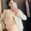 Áo khoác caro xanh dương dạ tweed nữ mỏng nhẹ, cardigan ôm body phong cách Y2K - 180.400₫ 9